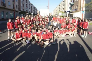 Inauguración glorieta Club Baloncesto Santa Marta