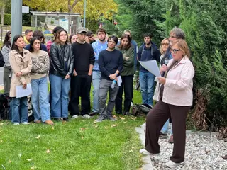 Homenaje en la tapia del cementerio a los 15 fusilados de 1936 en Salamanca | Salamanca24horas