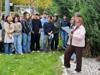 Homenaje en la tapia del cementerio a los 15 fusilados de 1936 en Salamanca | Salamanca24horas