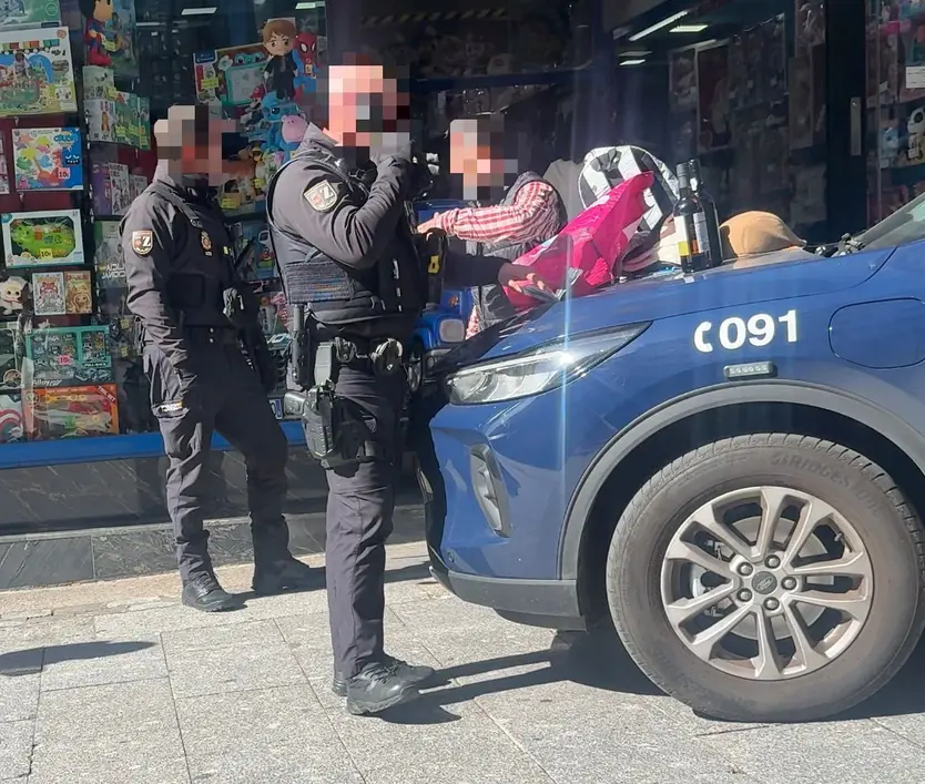 Detenido en la calle Zamora