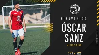 Óscar Sanz, cedido a Unionistas | FOTO UNIONISTAS CF