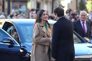 La Reina Letizia visita el Centro Internacional del Español.
