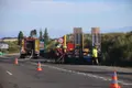 Un camión se incendia en la A-66, en Cuatro Calzadas