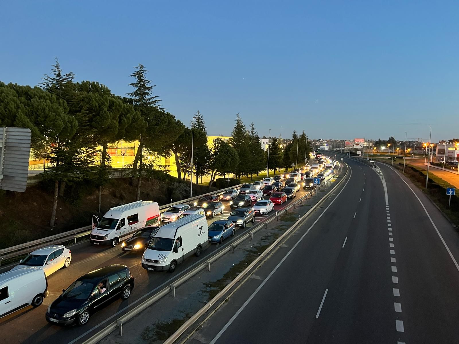 Retenciones en la A-50 por los tractores