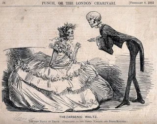 "The Arsenic Waltz", Jhon Leech, 1862. Wellcome Collection.