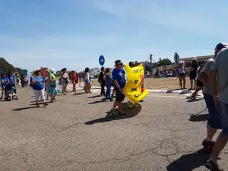 Manifestación contra la mina de uranio