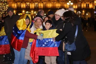 Concentración de venezolanos en Salamanca en la Plaza Mayor | Mateo G.J.