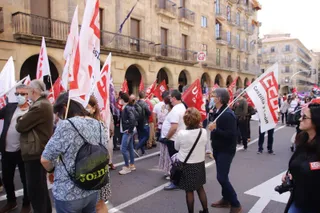 Manifestación de CCOO y UGT por el Día del Trabajador 1