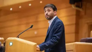 Fran Díaz en el Senado