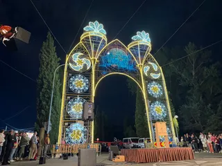 Encendido del recinto ferial de la Aldehuela | Belén Hurtado