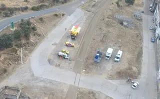 Un día más de búsqueda en Ledrada, con la lluvia complicando las labores para localizar al hombre de 89 años desaparecido