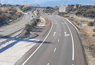 Tramo remodelado en la A 66