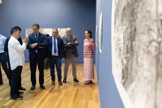 ‘Shānshuǐ’ en la sala de exposiciones de San Eloy