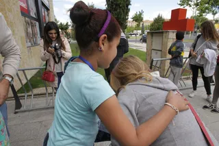 Recepción a niños saharauis.