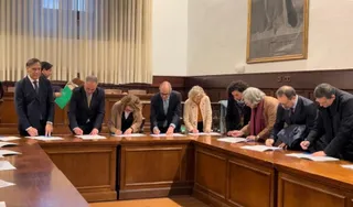 Firma del manifiesto 'Todos contra el cáncer'