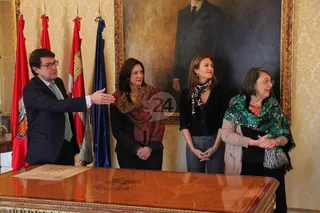 Luiza Carvalho, Line Bareiro e Irune Aguirrezabal , huéspedes distinguidas de Salamanca