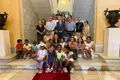 Los 15 niños y niñas saharauis del programa 'Vacaciones en Paz' acuden a la recepción del Ayuntamiento de Salamanca
