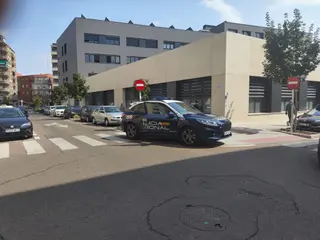 Policía en calle Arapiles