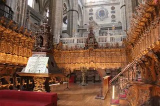 Catedral Vieja de Salamanca. Foto de archivo