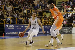 Silvia Domínguez, ante Schio | FOTO SALAMANCA24HORAS.COM
