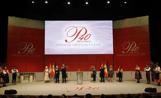 El presidente de la Junta de Castilla y León, Alfonso Fernández Mañueco durante la entrega de unos Premios Castilla y León | Europa Press