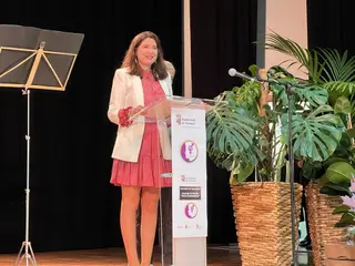 Inauguración del curso 2023-2024 de la Escuela Municipal de Igualdad en Salamanca, la concejala de Familia e Igualdad de Oportunidades, Miryam Rodríguez. Foto S24H (1)