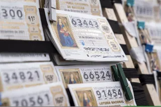 Décimos, sorteo de la Lotería de Navidad. Foto EP