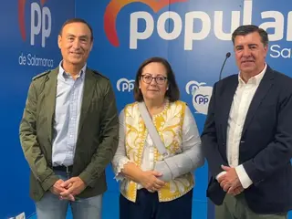 De izquierda a derecha: Pedro Samuel Martín, María Jesús Moro y José Antonio Bermúdez de Castro. Foto S24H