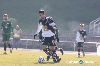 Gallego, en el partido de Copa ante el Deportivo | FOTO SALAMANCA24HORAS.COM