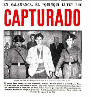 Portada de El Caso con la detención del Lute