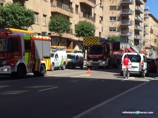 Bomberos en Gran Vía