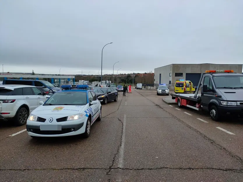 Accidente en Carbajosa de la Sagrada
