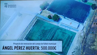 Ángel Pérez Huerta, vista área