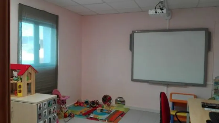 Sala de atención temprana y logopedia en la sede de Aspas