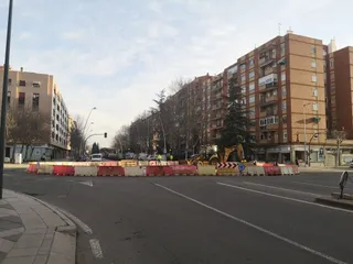 Obras, calles cortadas, estrechamientos