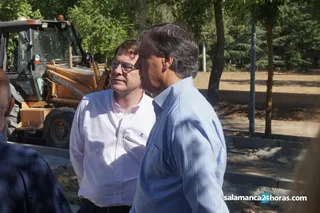Visita Mañueco obras Aldehuela 18