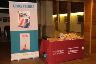 'Armas y Letras', la colección centrada en testimonios de extranjeros durante la Guerra Civil y que vuelve a ser recuperada por la USAL | Foto: Com USAL