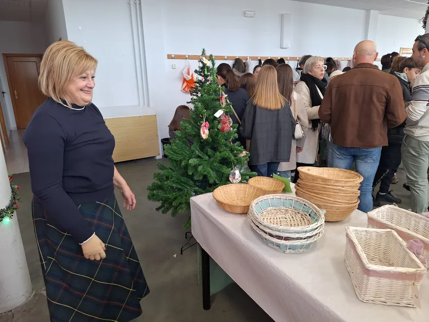 Mercadillo solidario de Navidad en Villoria con productos artesanales