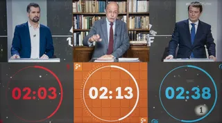 Captura del primer debate