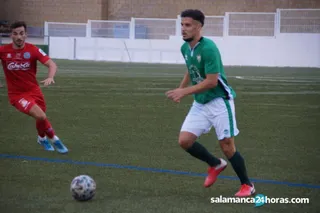 Dan Ojog, en un encuentro con el Guijuelo / FOTO SALAMANCA24HORAS.COM
