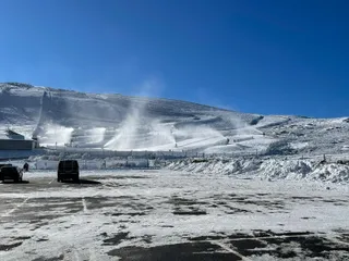 Nieve en La Covatilla - Enero de 2021. Foto de archivo