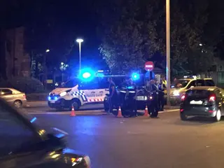 Accidente en plaza de España