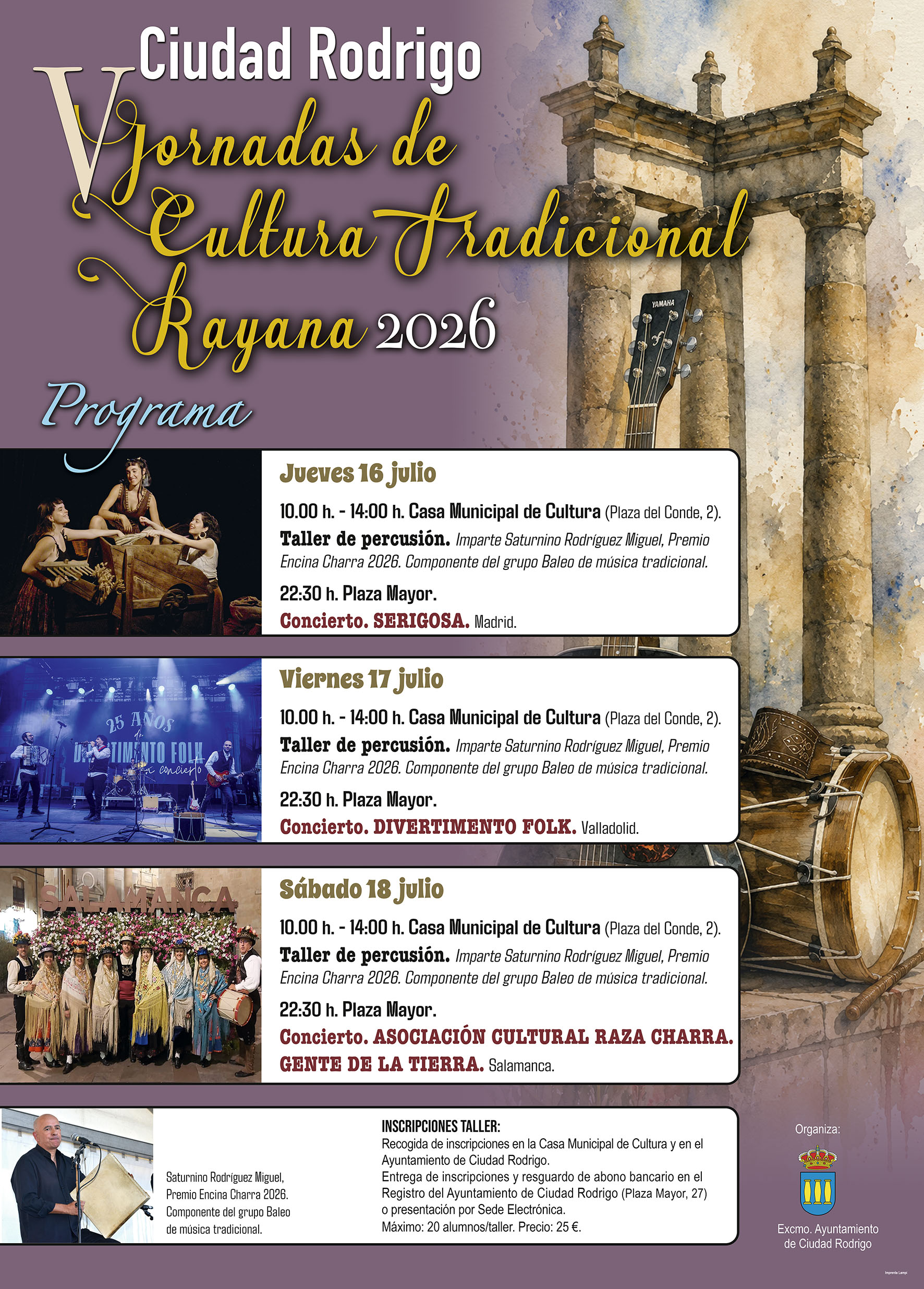 2026 12 Cartel Jornadas De Cultura Tradicional Rayana 2026
