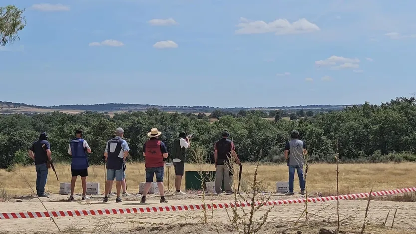 Extraordinaria participación en la tirada al plato de Lumbrales