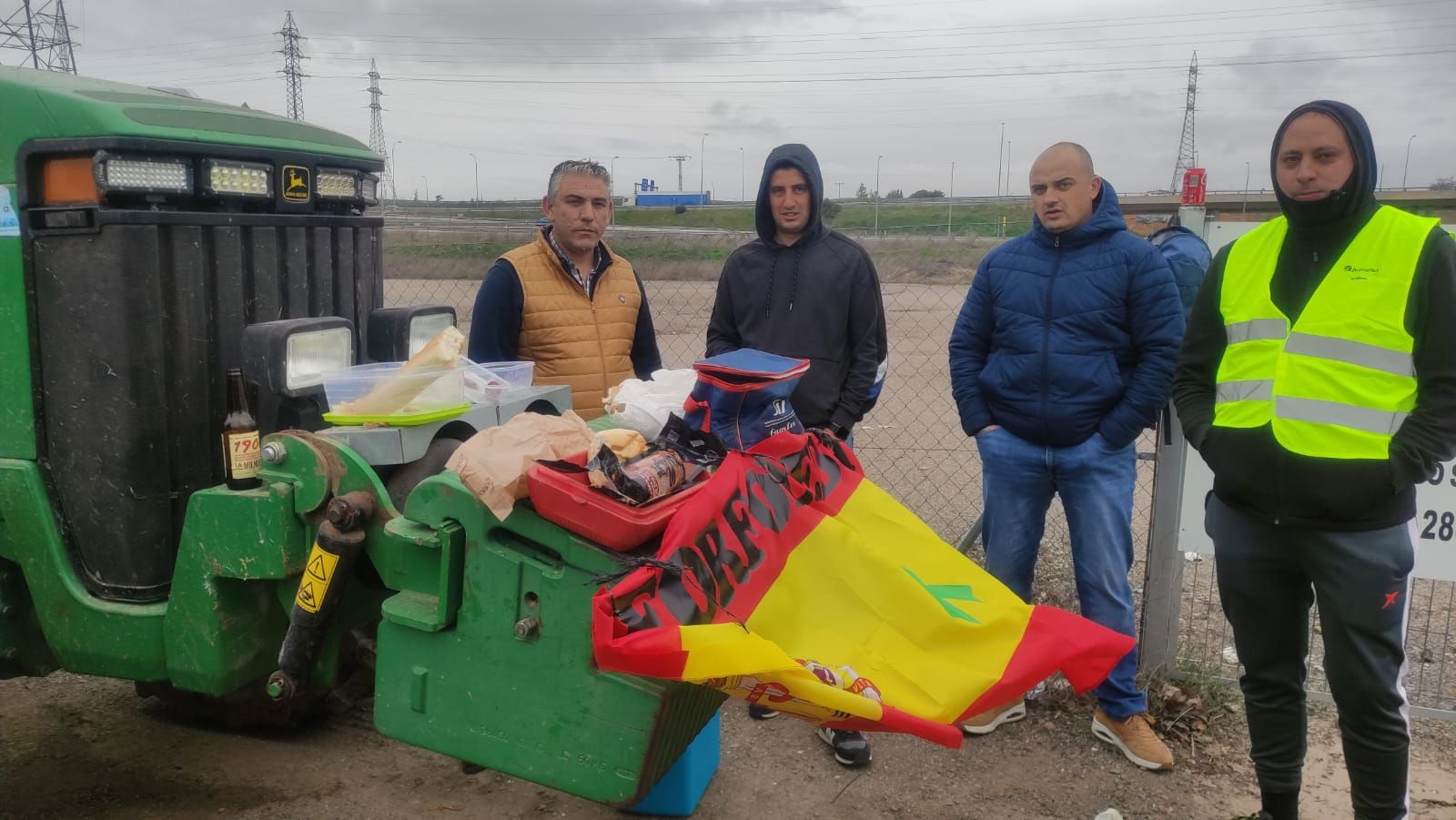 Tractoristas en el Helmántico, miércoles de febrero