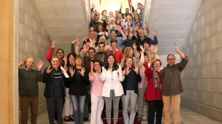 Imagen de archivo de la visita al Ayuntamiento de Salamanca por el Día Internacional de las Personas Sordas | Ayuntamiento de Salamanca