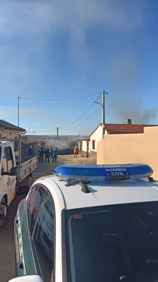 Incendio en un domicilio en Zamarra. | Guardia Civil Salamanca
