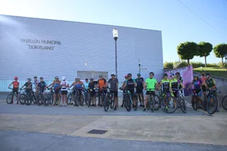 Marcha cicloturista en Villamayor