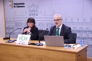 Rueda de prensa de Pérez de la Sota y Maria Carpio