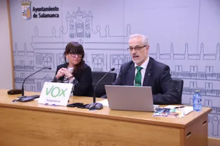 Rueda de prensa de Pérez de la Sota y Maria Carpio